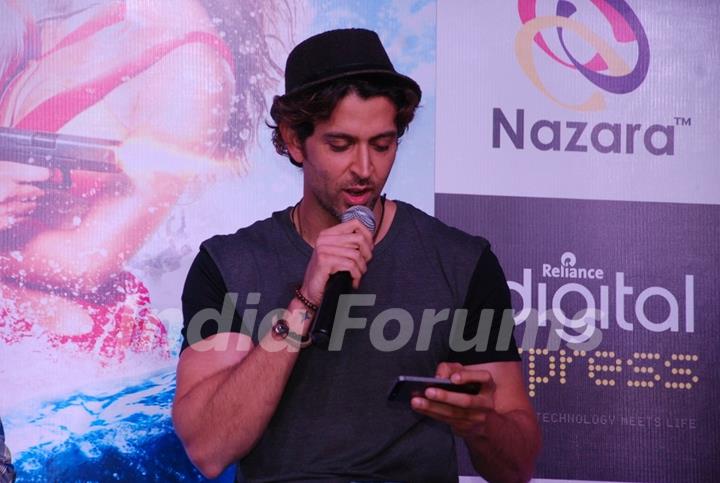 Hrithik Roshan talks about the app at the Promotion of Bang Bang