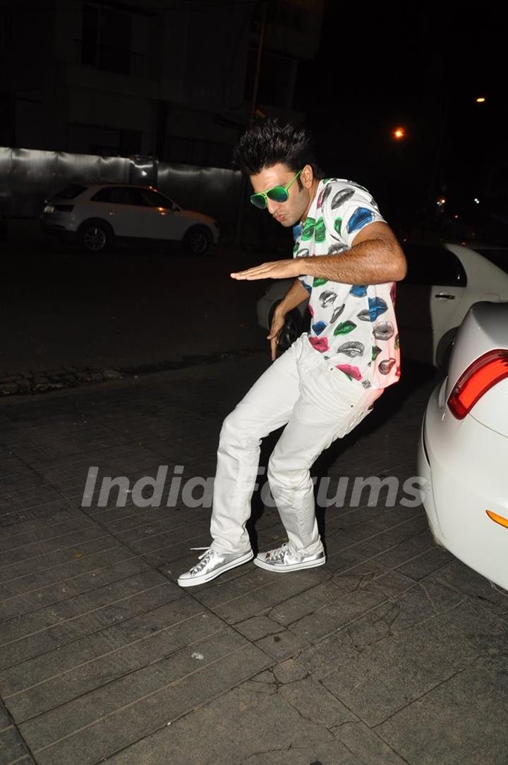 Ranveer Singh snapped at the Completion Bash of Dil Dhadakne Do