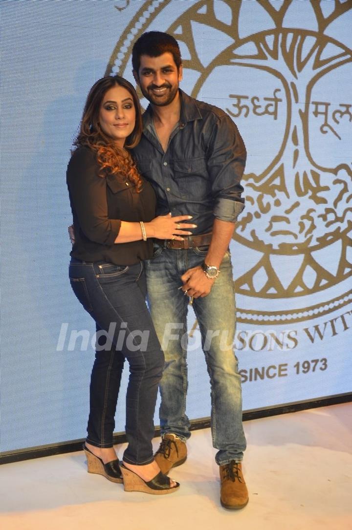 Poonam Narula and Manish Goel at S.P.J Sadhana School's Fund Raiser Event