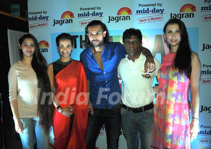 The Cast of Desi Kattey at the 5th Jagran Film Festival