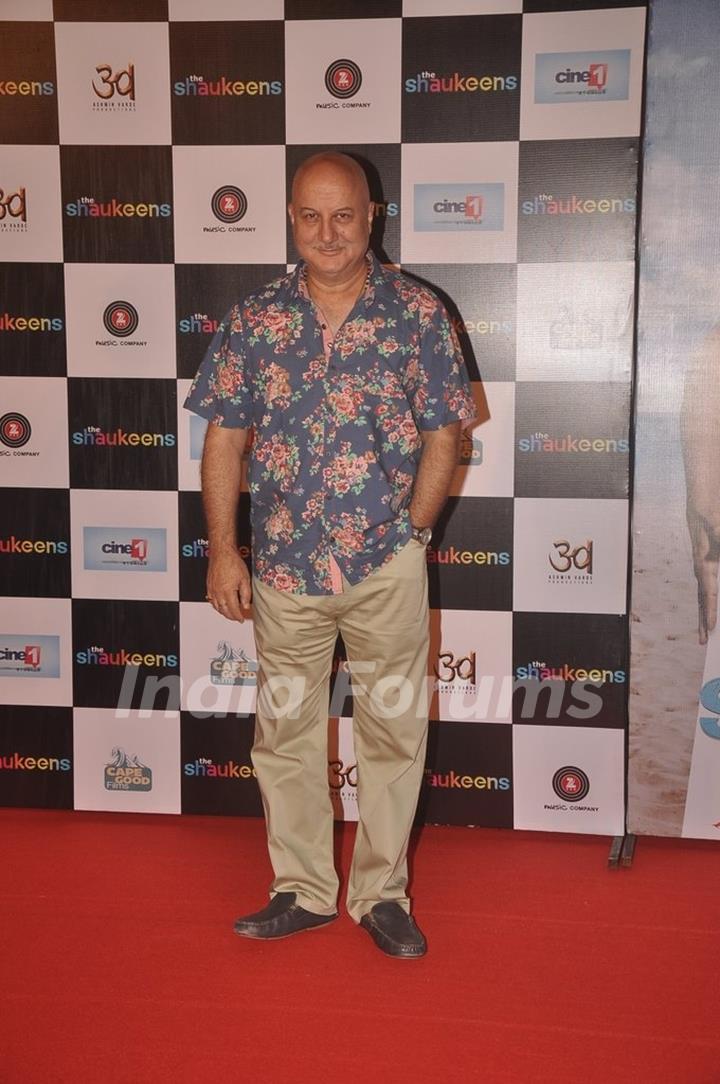 Anupam Kher was at the Trailer Launch of The Shaukeens