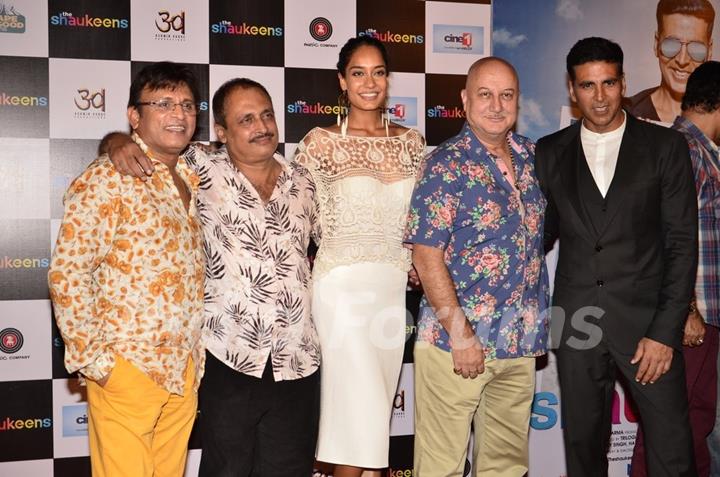 The cast at the Trailer Launch of The Shaukeens