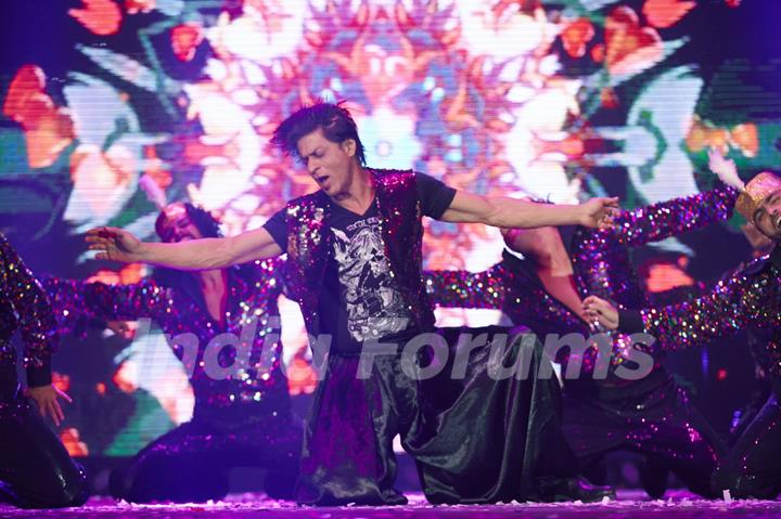 Shah Rukh Khan performs at the Slam Tour in Sears Center Arena, Chicag