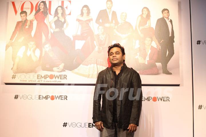 A.R. Rahman poses for the media at the Launch of his Album 'Raunaq'
