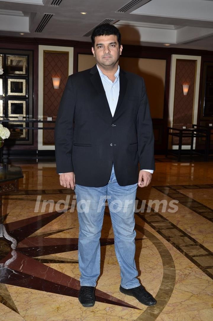 Siddharth Roy Kapur poses for the media at the Book Launch of Haider, Omkara and Maqbool