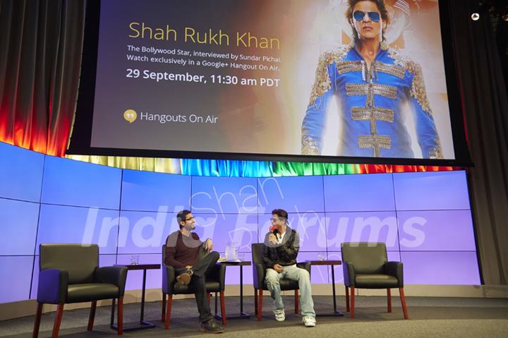 Shah Rukh Khan snapped at the Google Headquarters