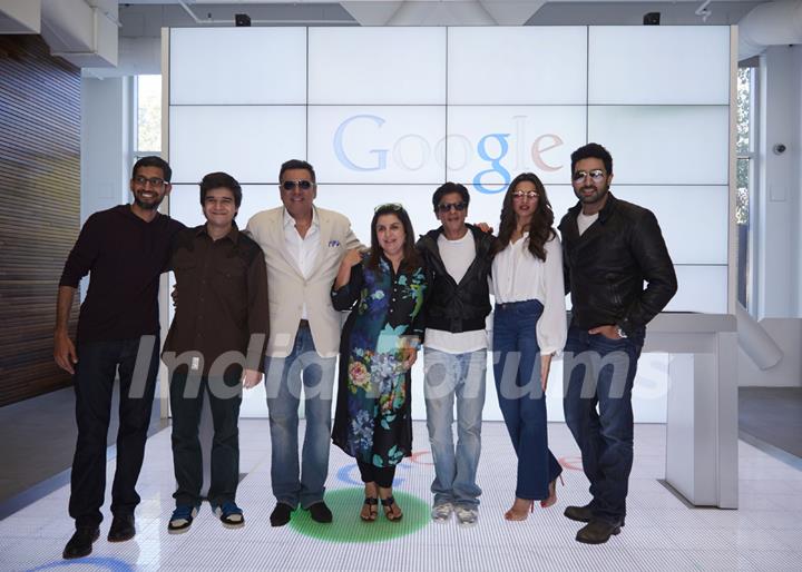 Happy New Year Cast at the Google Headquarters