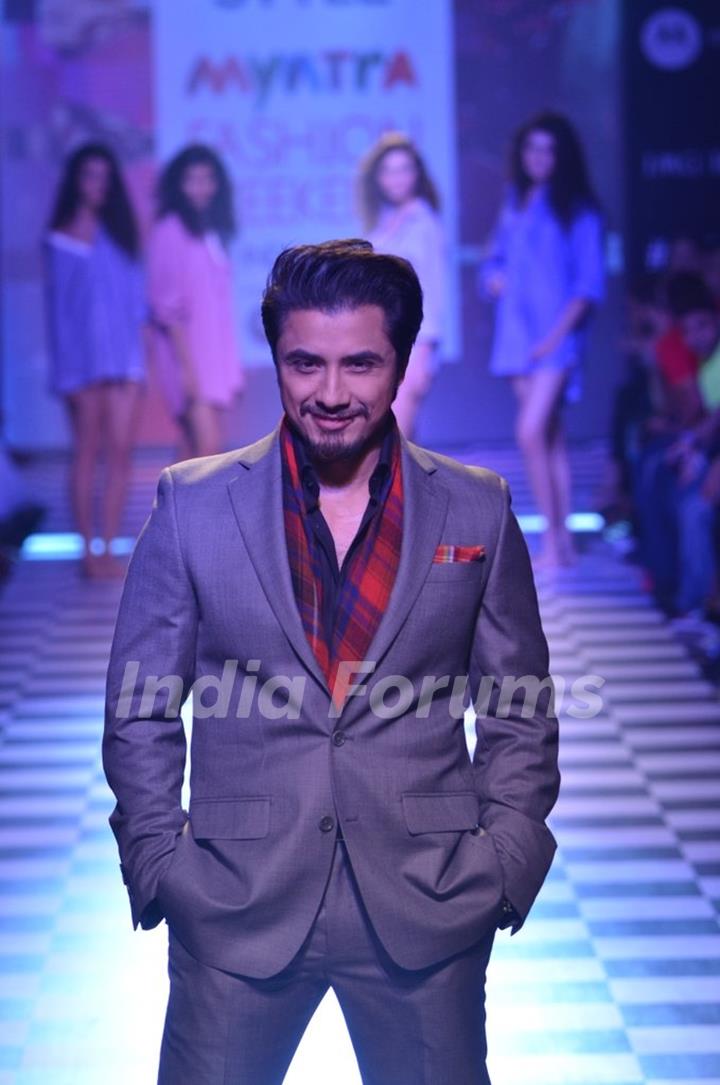 Ali Zafar walks for Men's health show at Myntra Fashion Week Day 2