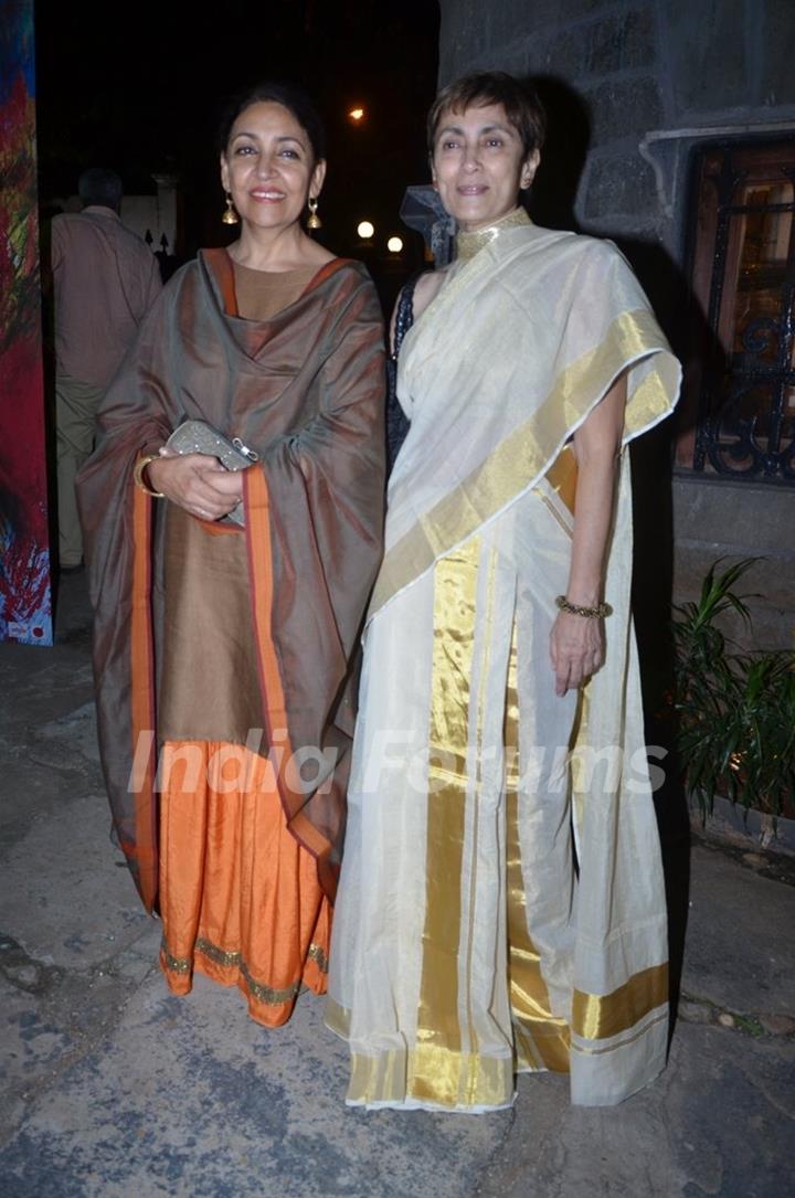 Deepti Naval and Deepa Sahi at the Rang Rasiya Fashion Promotions