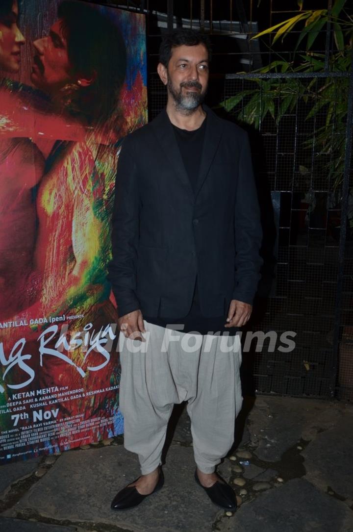 Rajat Kapoor was seen at the Rang Rasiya Fashion Promotions