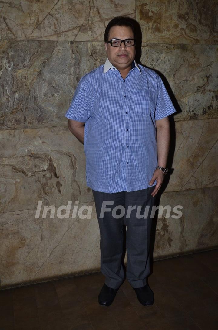 Ramesh Taurani poses for the media at the Special Screening of Tamanchey