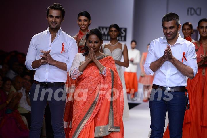 The Virtues show at the Wills Lifestyle India Fashion Week Day 2