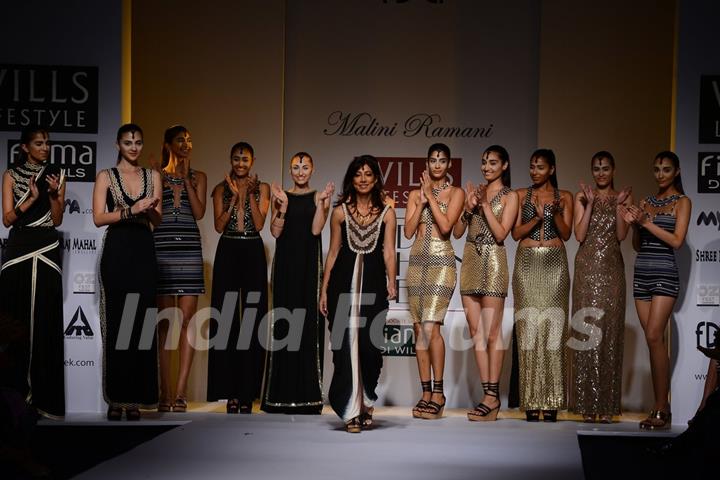 Malini Ramani showcases her collection at Wills Lifestyle India Fashion Week Day 2