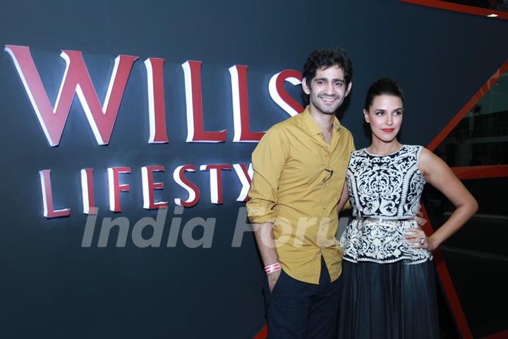 Gaurav kapur and Neha Dhupia at the Wills Lifestyle India Fashion Week Day 3