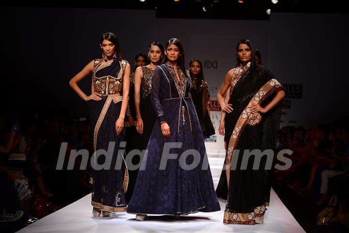 Reynu Taandon's show Mynah's at the Wills Lifestyle India Fashion Week Day 3