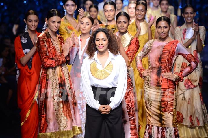 Masaba Gupta showcases her collection at the Wills Lifestyle India Fashion Week Day 3