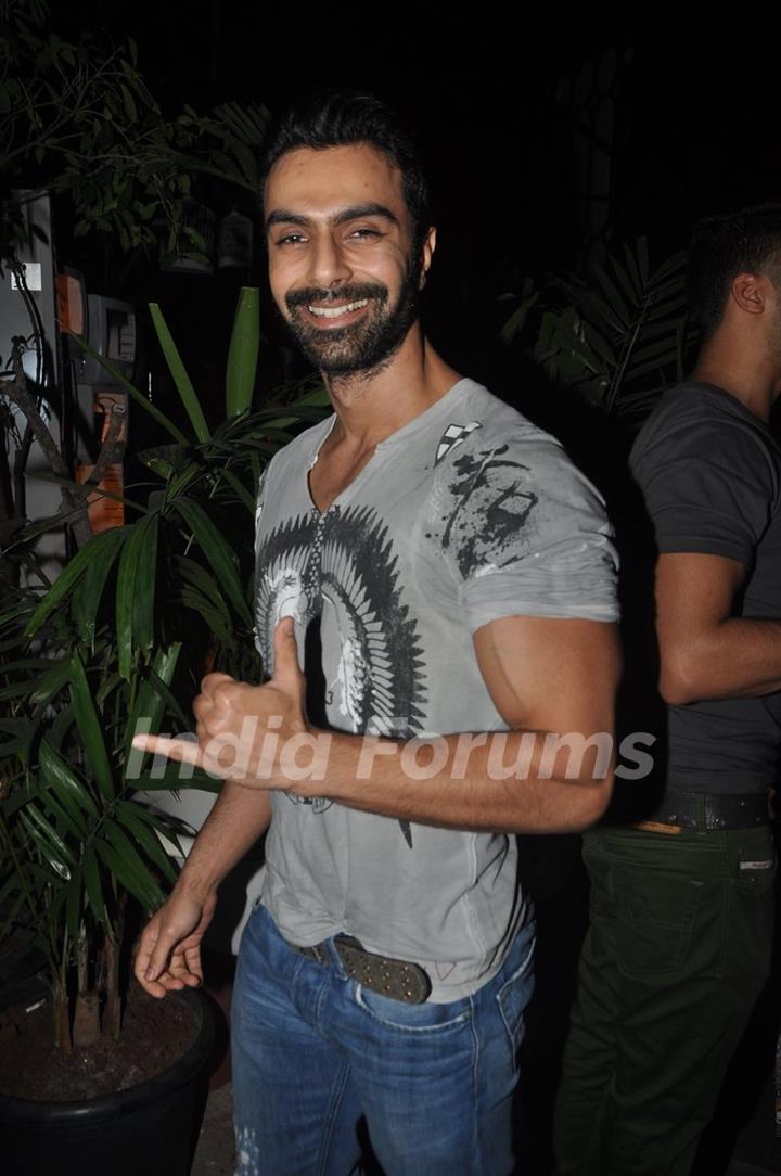 Ashmit Patel poses for the media at Nido Barnites