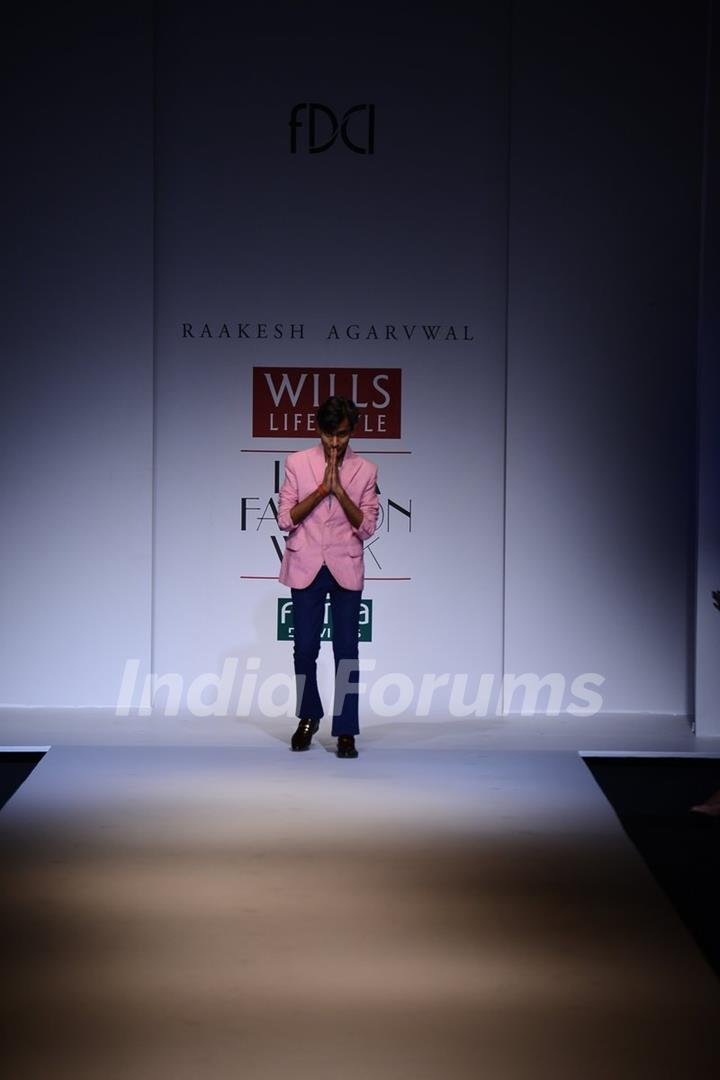 Raakesh Agarvwal at Wills Lifestyle India Fashion Week Day 4