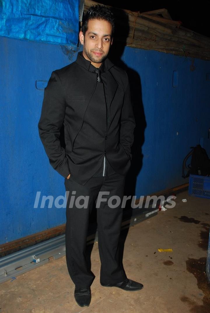 Salil Acharya at the Shoot for the New Season of Box Cricket League