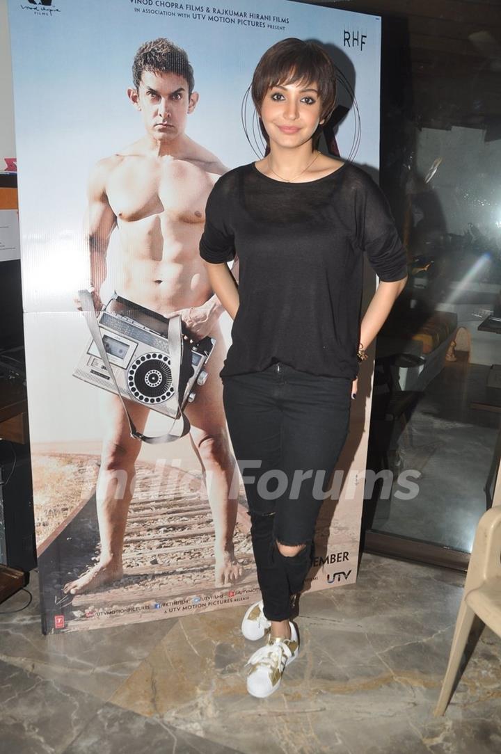 Anushka Sharma snapped at the 4th Poster Launch of P.K