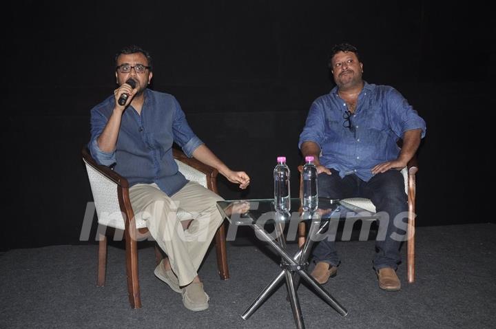 Dibakar Banerjee addressing the audience at the 16th MAMI Film Festival Day 3