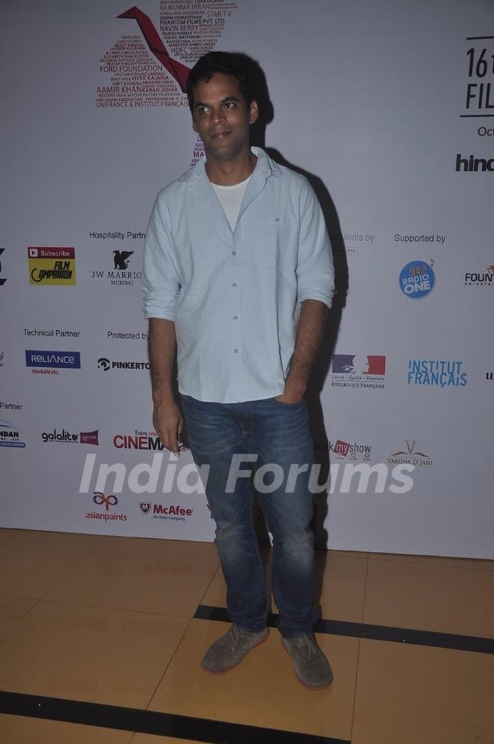 Vikramaditya Motwane poses for the media at the 16th MAMI Film Festival Day 3