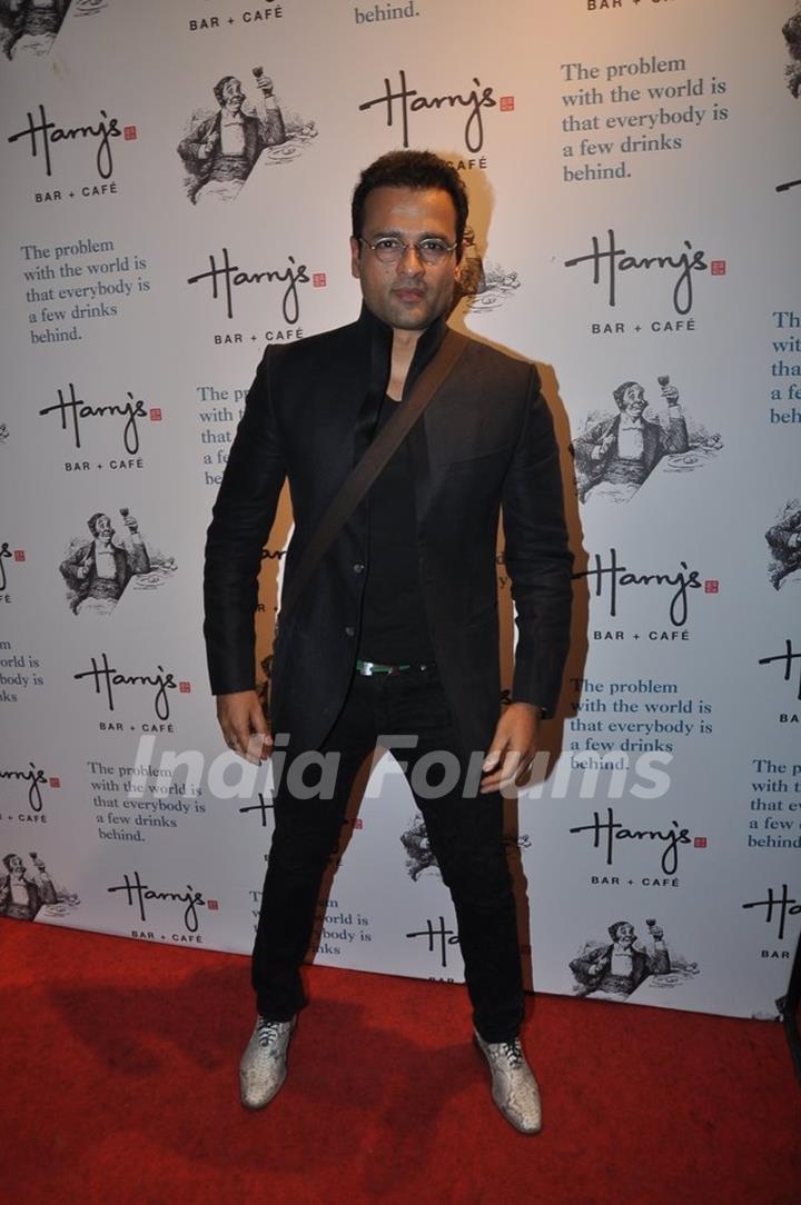 Rohit Roy at the Launch of Harry's Cafe