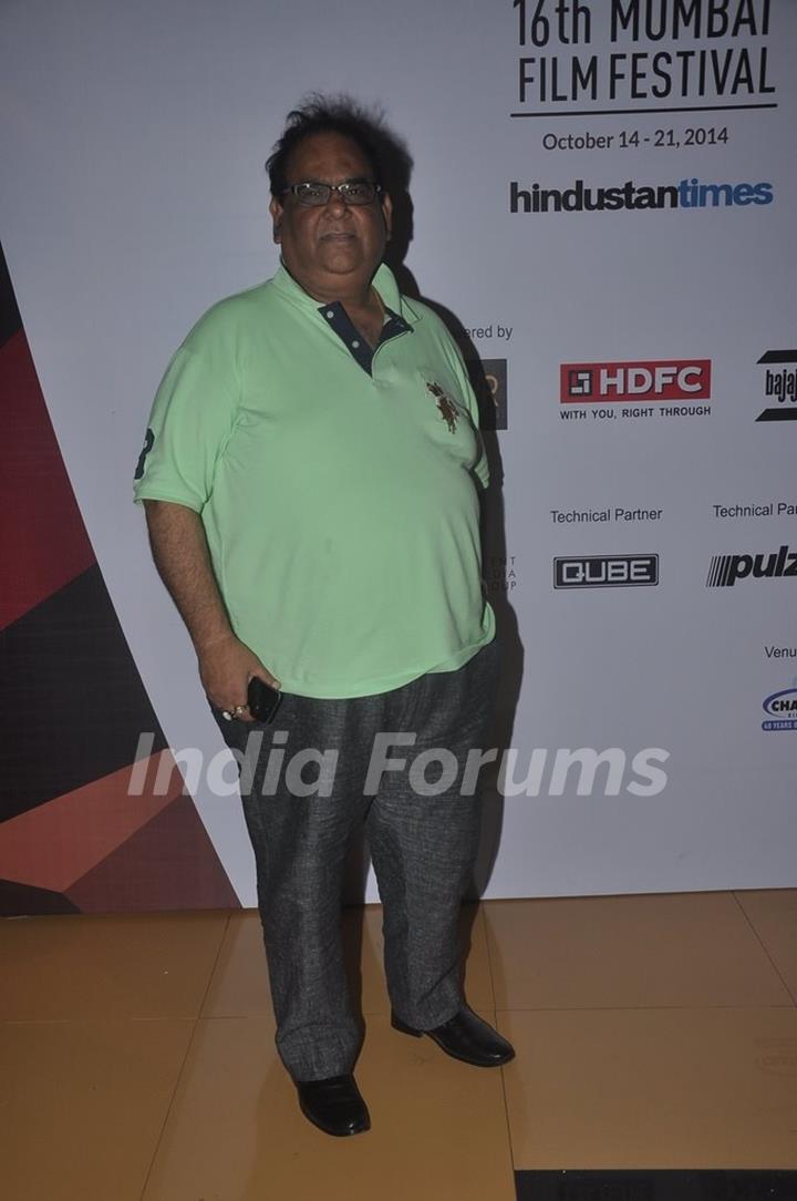 Satish Kaushik was at the 16th MAMI Film Festival Day 4