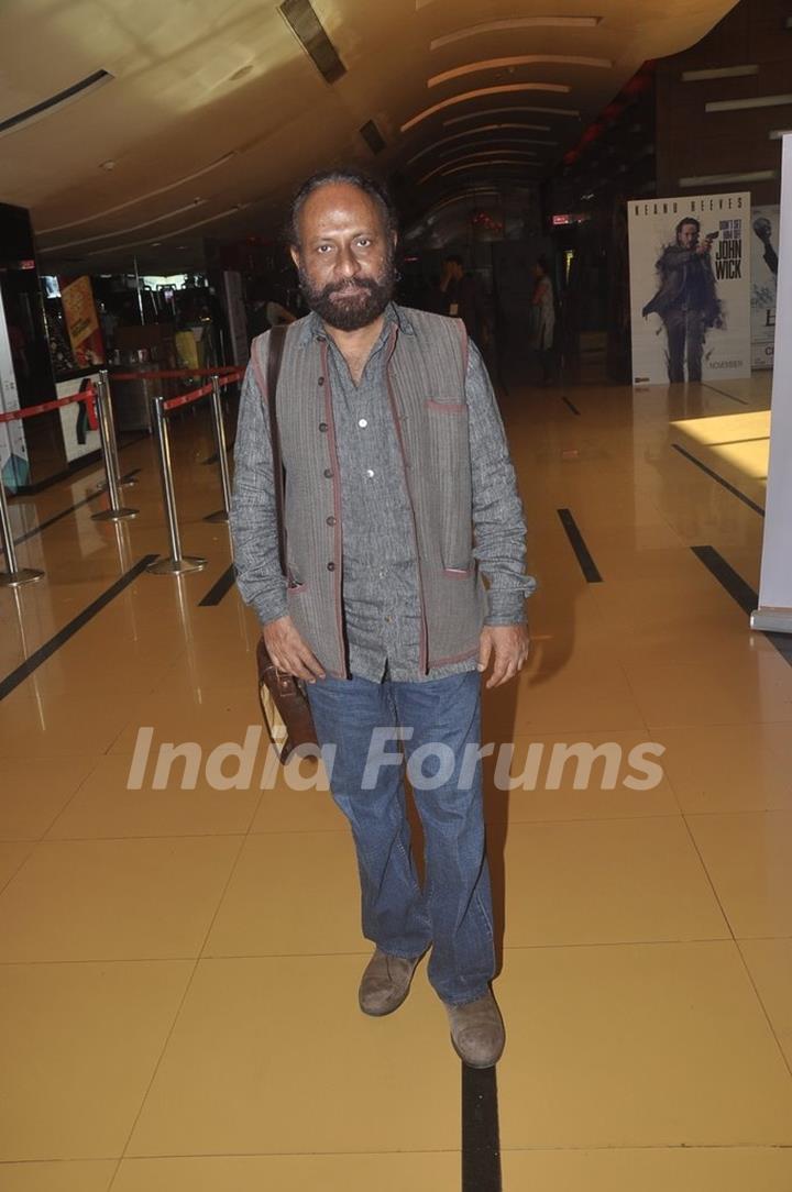 Ketan Mehta poses for the media at the 16th MAMI Film Festival Day 5