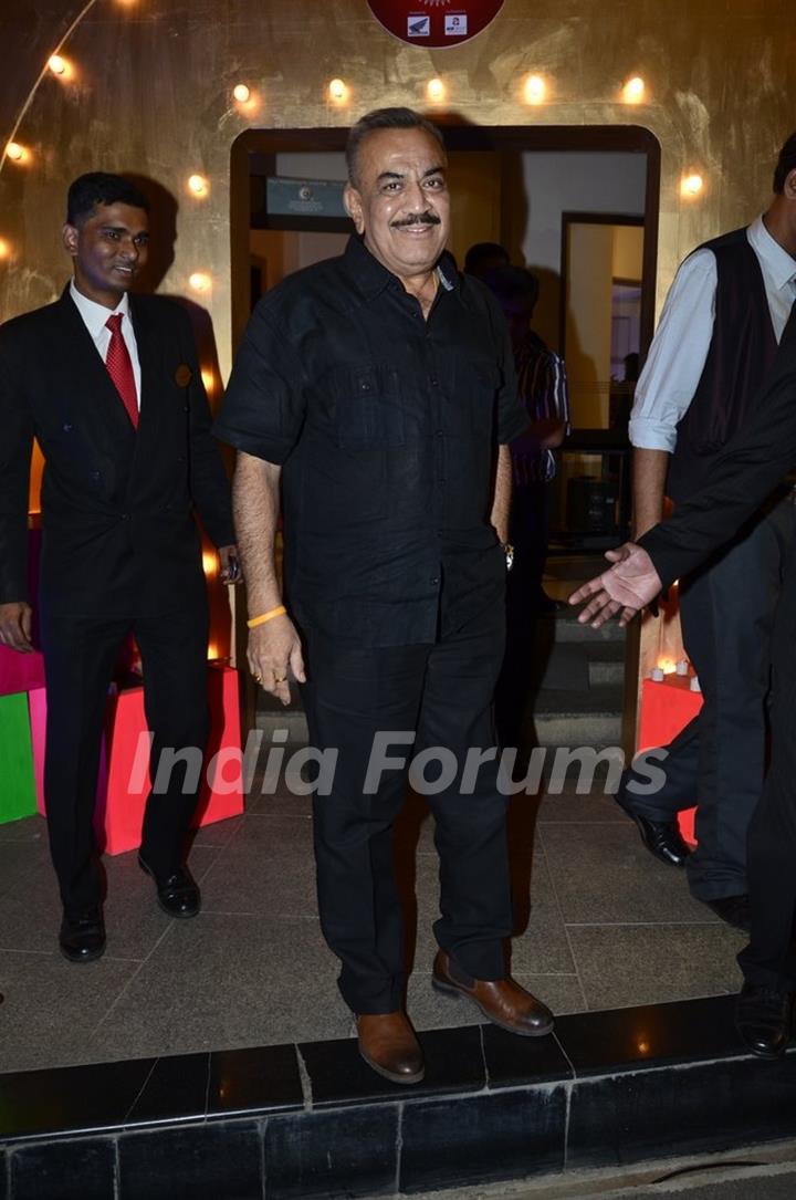 Shivaji Satam poses for the media at SBS Party