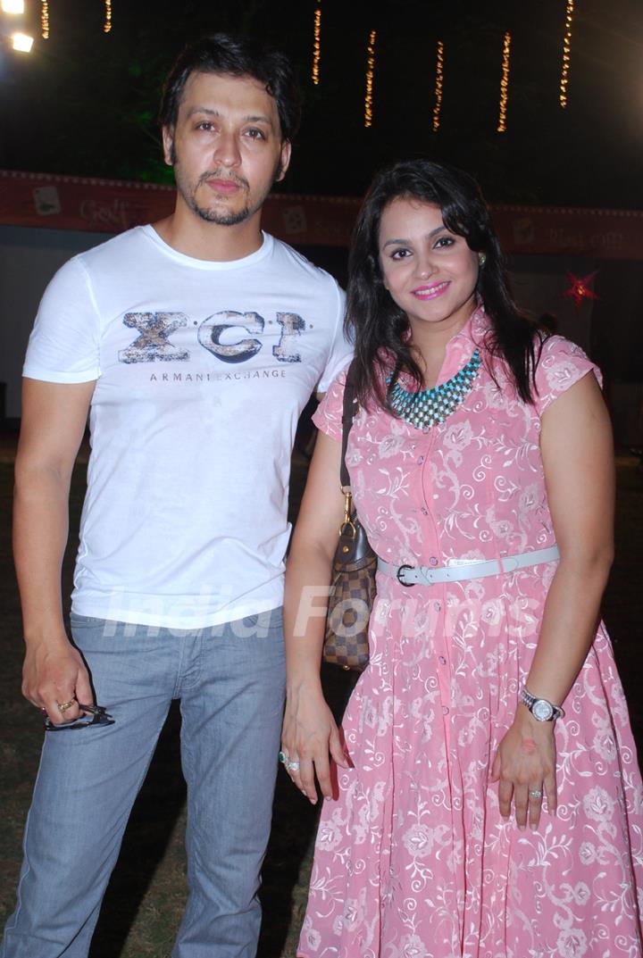 Arjun Punj with wife Gurdeep Kohli at JBCN Carnival East Meets West