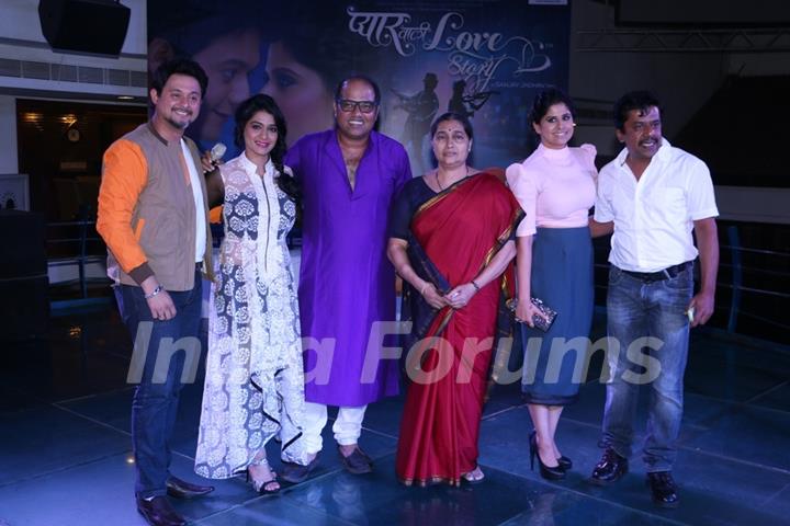 Celebs pose for the media at Pyaar Vali Love Story Look Launch