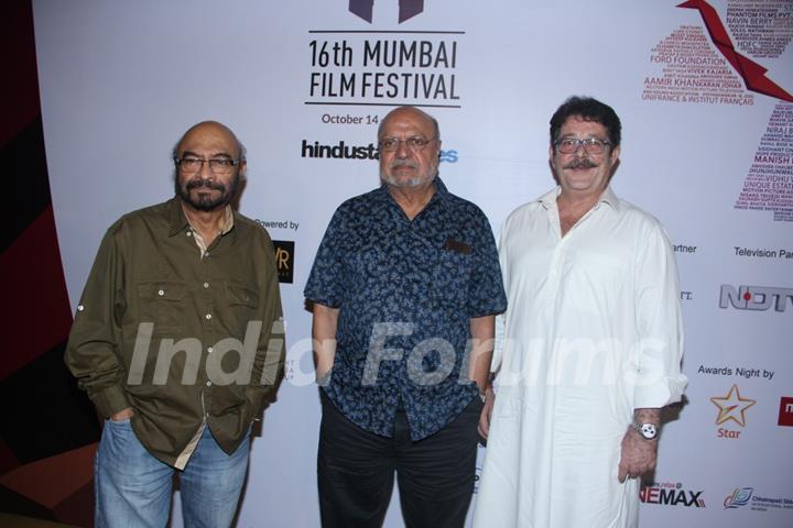 Govind Nihalani, Shyam Benegal and Kunal Kapoor at the 16th MAMI Film Festival Day 7