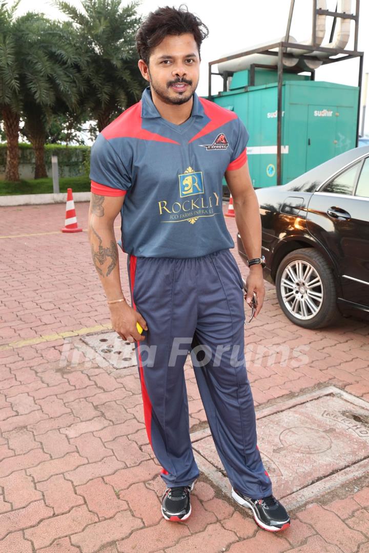 Sreesanth was at the BCL Press Conference