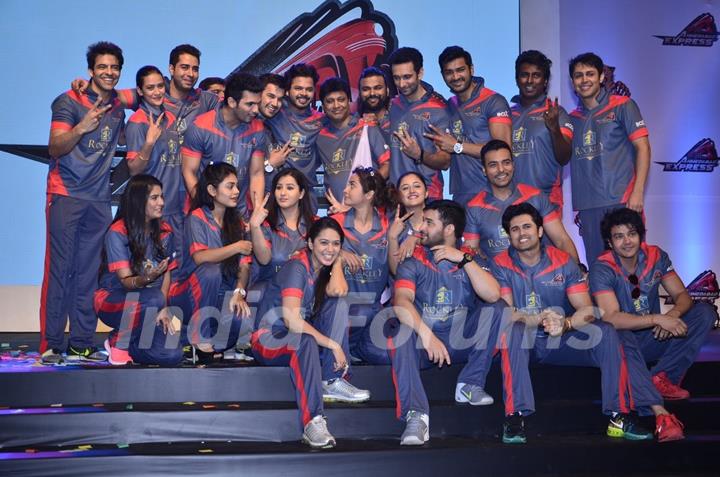 Team Ahmedabad Express at the BCL Press Conference