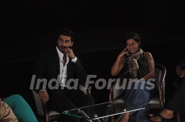 Arjun Kapoor and Zoya Akhtar at the Panel Discussion of 16th MAMI Film Festival