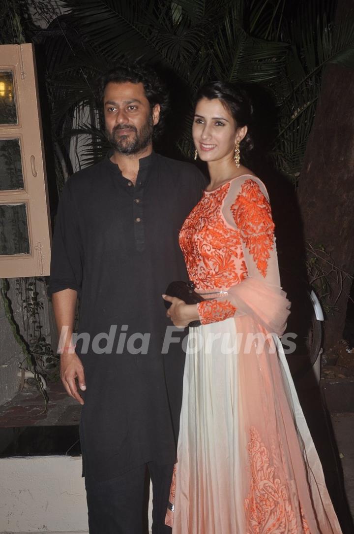 Abhishek Kapoor and Pragya Yadav were seen at Ekta Kapoor's Diwali Party