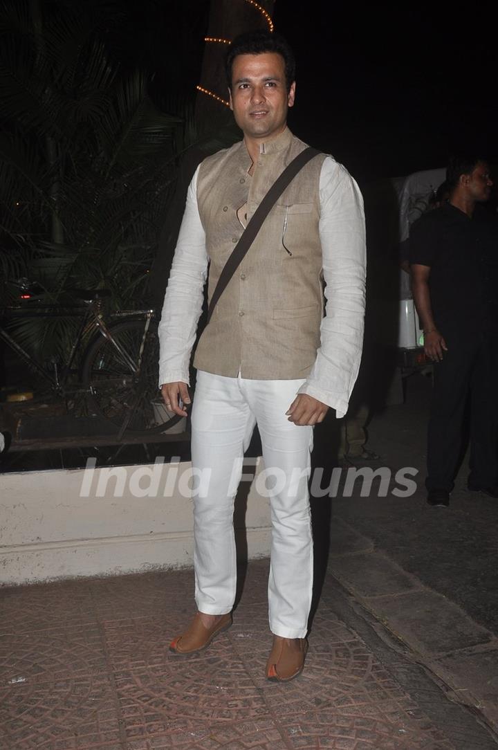 Rohit Roy was seen at Ekta Kapoor's Diwali Party