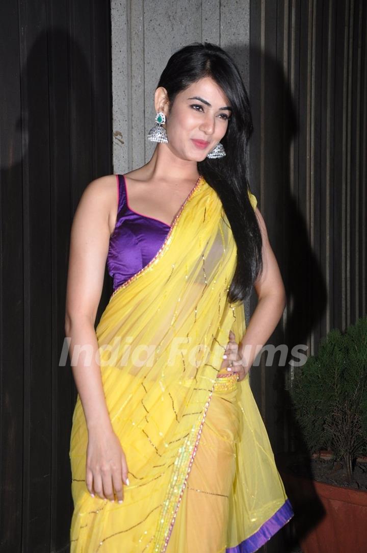 Sonal Chauhan was at a Diwali Party