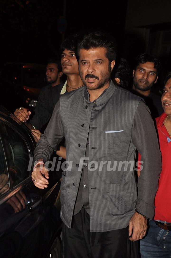 Anil Kapoor was snapped at Aamir Khan's Diwali Bash