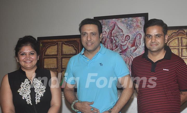 Govinda was seen at the Special Art Show Preview