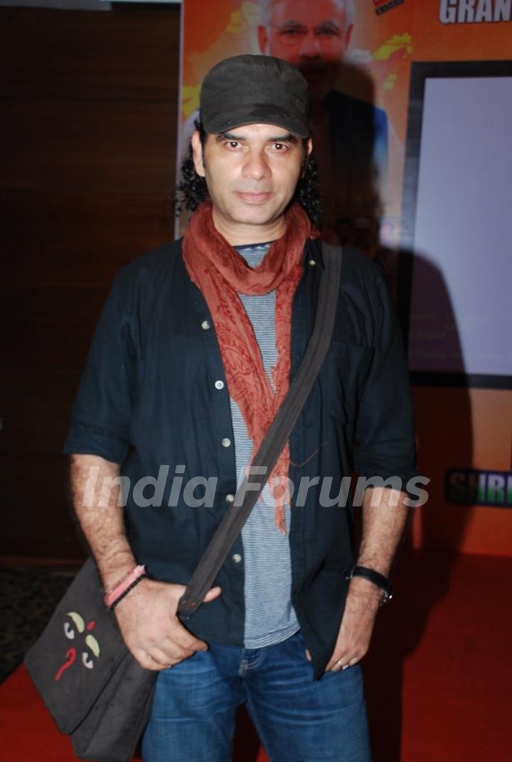 Mohit Chauhan poses for the media at his Song Launch