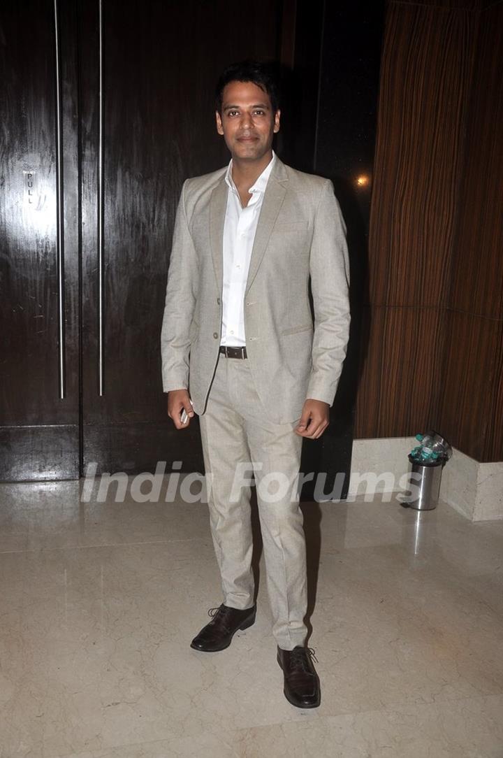 Samir Kochhar poses for the media at the Launch of Rajneeti 2