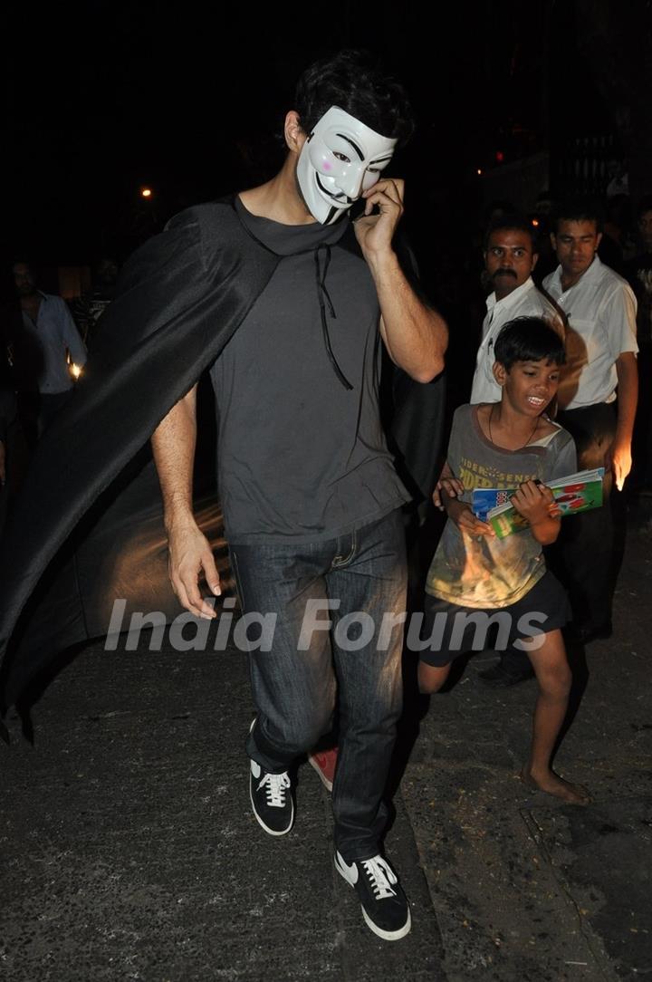 Aditya Roy Kapur was snapped at Nido Halloween Bash