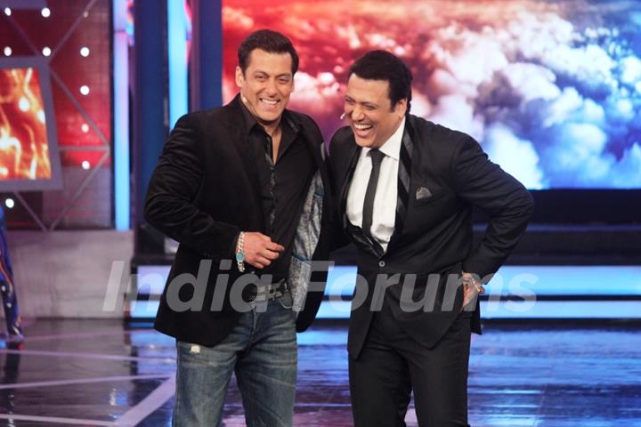 Salman Khan and Govinda on Bigg Boss 8