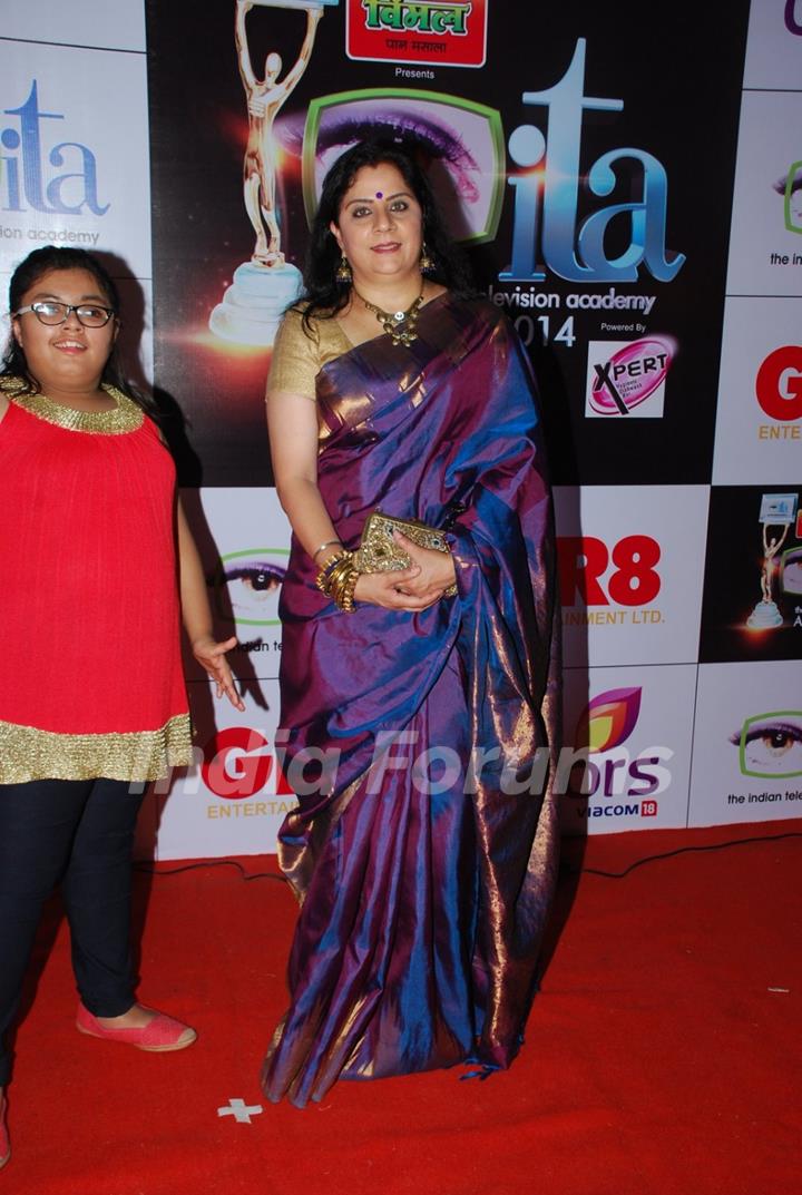 Alka Kaushal was at the ITA Awards 2014