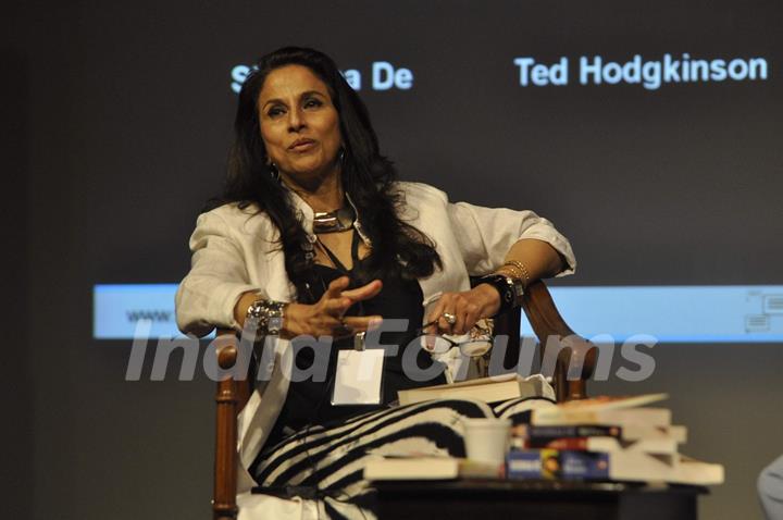 Shobha De snapped at Tata Lit Fest