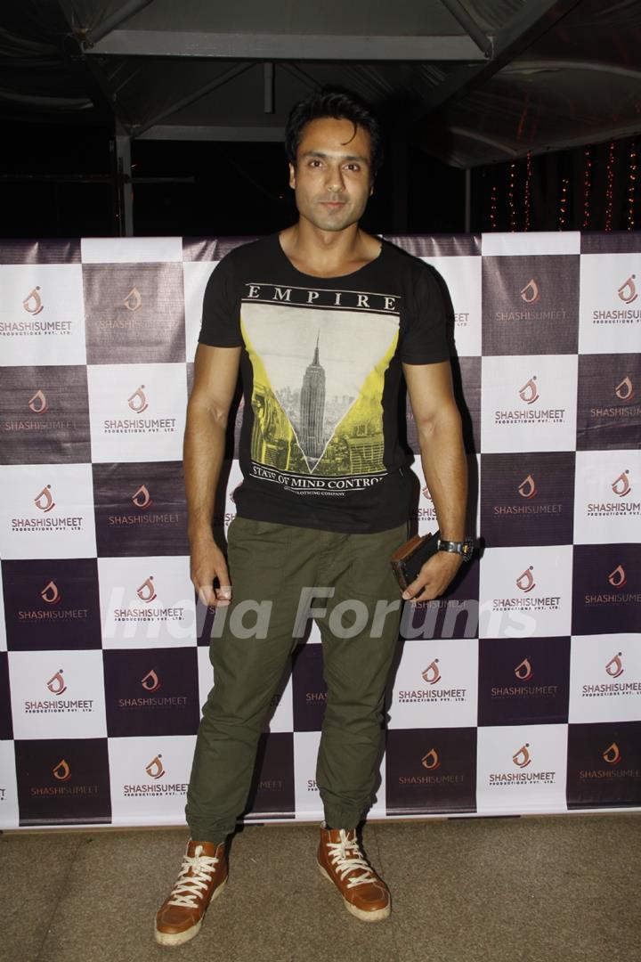 Iqbal Khan poses for the media at Shashi Sumeet Production Bash