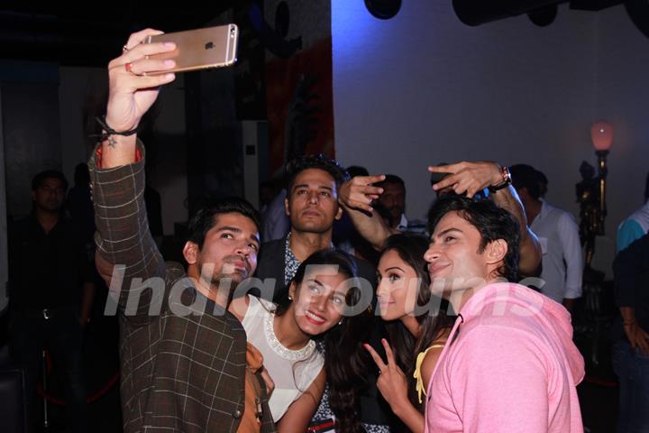 Selfie Time at the Launch of BCL Team Mumbai Warriors