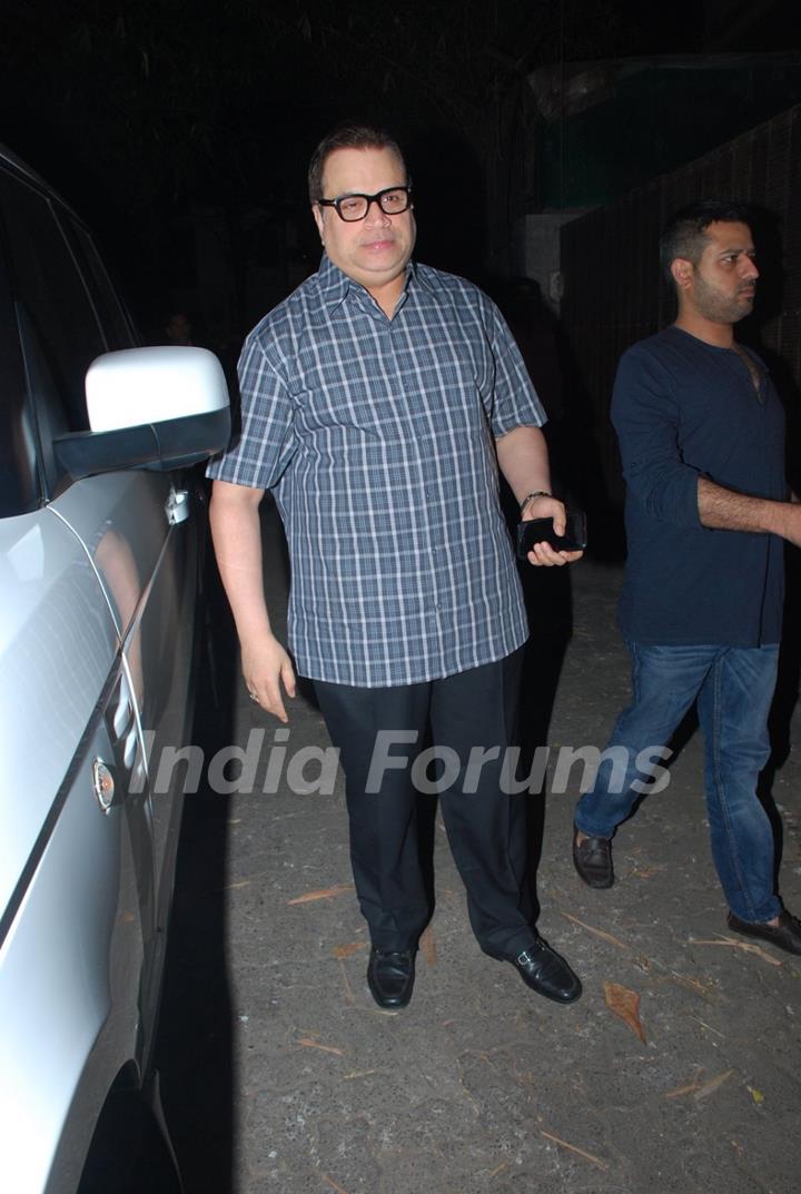 Ramesh Taurani snapped at the Special Screening of Chaar Sahibzaade